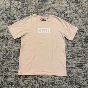 Kith Sand Box Logo Crew Shirt Men’s Large 100% Cotton Read!